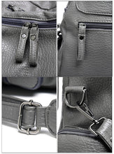 Load image into Gallery viewer, 092 Backpack Purse with Studded Strap
