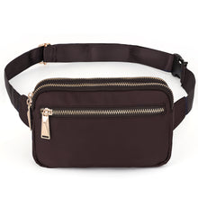 Load image into Gallery viewer, 649 Triple Zip Fanny Pack
